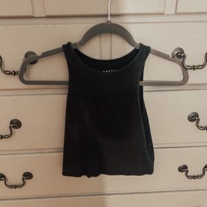 Black crop top